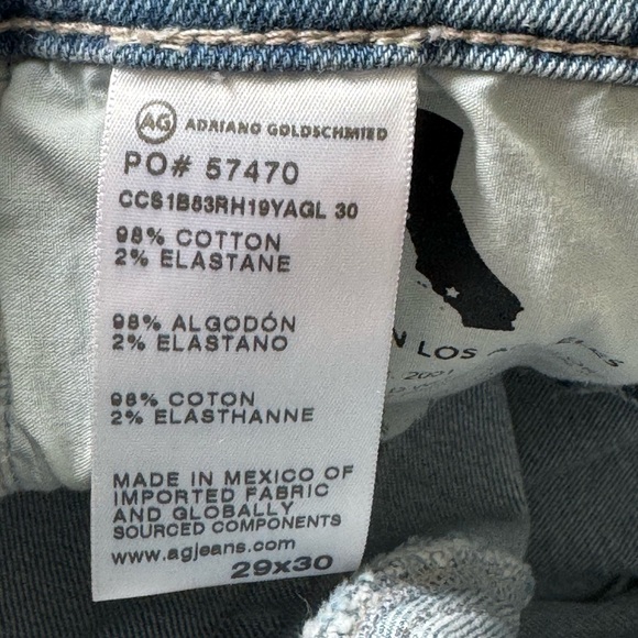 Ag Adriano Goldschmied Farah Boot Cut High RiseFlare Wide Leg Jeans Size 29 - Picture 9 of 16